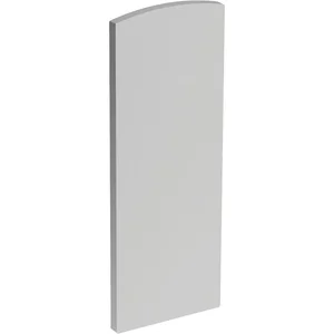 ECONOMY Endkappe für Bodenprofile 0011 FLEX LIGHT, rechts, silber eloxiert