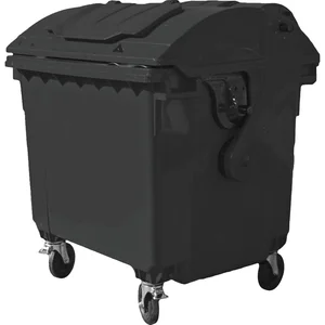 Großraum-Müllbehälter 1100 Liter Kunststoff grau