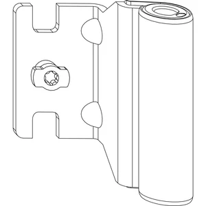 MACO Bandwinkel AS/PVC 12/18- 9 mm, 120 kg, silber (54706)