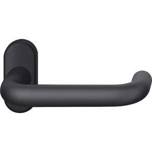 FSB FH-Rahmentürdrücker 09 1070 Hochhaltefeder B Aluminium schwarz matt