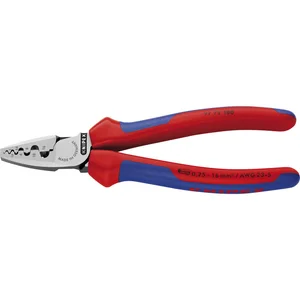 KNIPEX Crimpzange 9772180 für Aderendhülsen 0,25-16 mm², 2K-Griff, L=180 mm