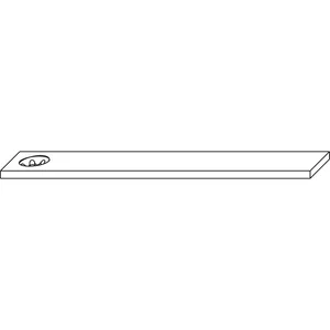 MACO MM Abdeckstulp für Eckumlenkung, L=90 mm, Stahl verzinkt silber (357960)