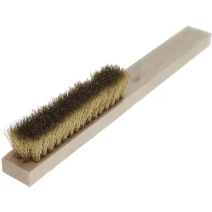 OSBORN Hand-Feinkratzbürste 220 x 22 mm 4-reihig Messing gewellt