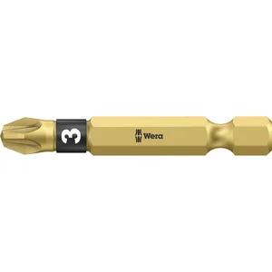 WERA Diamant-Bit-Einsatz 855/4BDC lang 1/4"sechskant PZ 3/50 mm Pozidriv