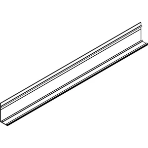DORMA-Glas Muto 150 Abdeckprofil auf Maß Aluminium silber eloxiert