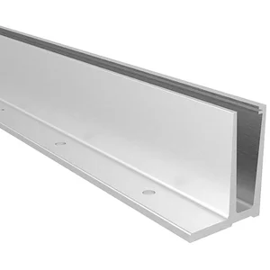 ECONOMY Bodenprofil F-Form 0006 zur aufgesetzten Montage, 6000mm,silber eloxiert
