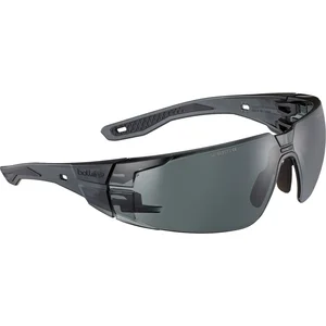 BOLLÉ Schutzbrille Sichtscheibe grau getönt, Rahmen black translucent black