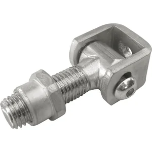 Anschweißband zweidimensional verstellbar, Stahl blank/verzinkt M 20