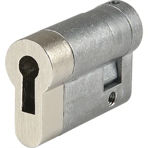 Einbauhalbzylinder gleichsperrend Sperre 61005 Keilbart A37/C48 mm vernickelt