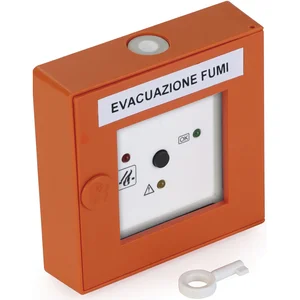 COMUNELLO RWA Feuertaster AF 220 VdS 24 V Aufputz Kunststoff orange RAL 2011