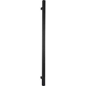 HALCÖ Stoßgriff HT, 30 x 30 x 1400 mm, Stahl verzinkt schwarz passiviert