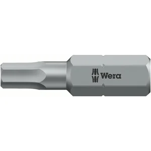 WERA Bit-Einsatz 840/1Z 1/4"sechskant 5.0/25 mm Innensechskant
