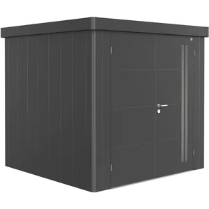BIOHORT Gerätehaus Neo 2B dunkelgrau-metallic Doppeltür