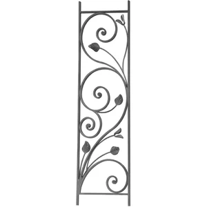 ARTEFERRO Zierelement, Profil 14 x 8 mm, 1000 x 275 mm, C-Bogen, Schmiedeeisen