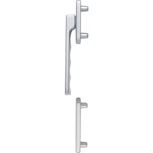 HOPPE Fenstergriff-Halbgarnitur TOULON außen flach, Aluminium silber eloxiert