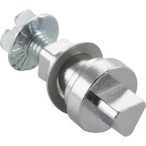Einsatz für Blechmontagezylinder Dreikant 8mm,Länge 25mm,Zinkdruckguss verchromt