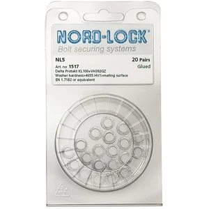 NORD-LOCK Keilsicherungsscheiben NL 5 zinklamellenbeschichtet, - Blister SB-20