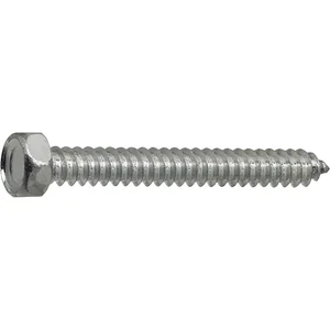 DIN7976C 6.3x 25 verzinkt Sechskantkopf-Blechschraube ~ISO1479
