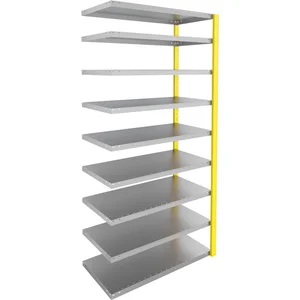META Steck Anbauregal RAL1003 signalgelb 2000x1000x500 mm Fachlast 150 kg