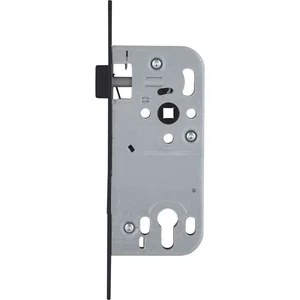 SOLIDO Einstemmschloss 320 PZ, DM 50, Nuss 8,5, Stahl schwarz KTL-beschichtet