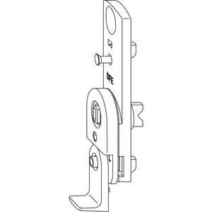 WINKHAUS Fehlschaltsicherung FSA.9, für 9 mm Versatz, silber