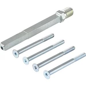 Wechselstiftset Vierkantstift 8/8,5 abgesetzt 110 mm, Stahl verzinkt