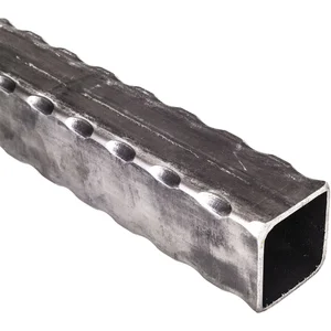 ARTEFERRO Rohr 80 x 80 x 2,5, Länge 3000 mm, Schmiedeeisen gehämmert