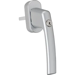 MACO Fenstergriff TRESOR - Sperrzylinder, VK 7 x 35 mm, Alu silber lackiert