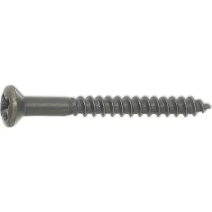DIN7995 3.5 x 30 Pozidriv 2 Messing brüniert Holzschraube Linsensenkkopf
