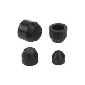 KIPP Schutzkappe K0106.07 Gummi schwarz für Schrauben M10