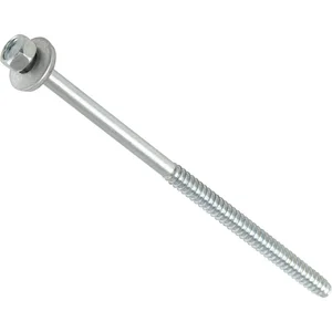 Fassadenbauschraube stumpf 6.3x 50 verzinkt mit Neoprendichtscheibe ø 16 mm