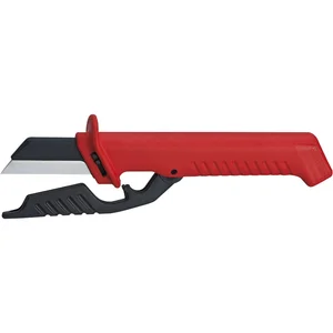 KNIPEX Kabelmesser VDE 9856, auswechselbare Klinge, Klingenlänge 50 mm, L=190 mm