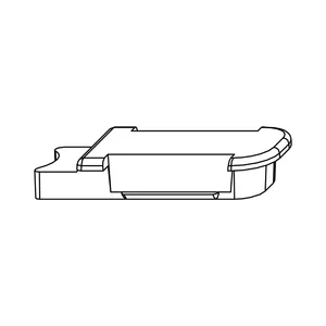 MACO Hubbegrenzung 90°, zum klipsen, PVC natur (355418)