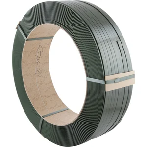 PET-Band grün 1200 x15,1x1,0 mm Bruchlast 568 kg Kern ø 406 mm