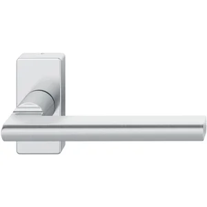 FSB Rahmentürdrücker 09 1035 Hochhaltefeder B eckige Rosette Edelstahl matt