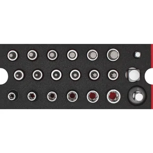WGB Moflex Modul S Steckschlüsseleinsätze + Adapter 6220 21-teilig