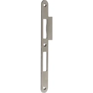 Lappenschließblech B9000 für BKS Hauptschlösser, links, 36 x 235 mm, Edelstahl