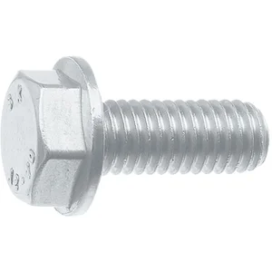 Sechskant-Flanschschraube KL100 M10 x 25 zinklamellenbeschichtet / Ripp-Schraube