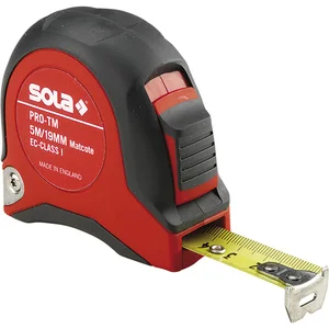 SOLA Rollbandmaß Pro-TM 5 m EG-Prüfzeichen Genauigkeit I