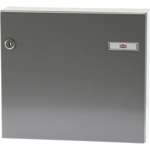 RENZ Tür-Durchwurfbriefkasten SERIE 17, 370 x 330 x 100 mm, Stahl RAL 9007