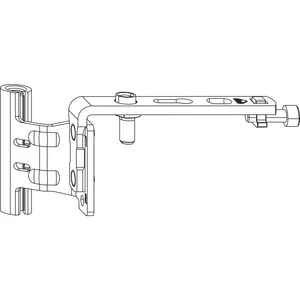 ROTO NX Falzaxerarm T 12/20-13 Holz links silber