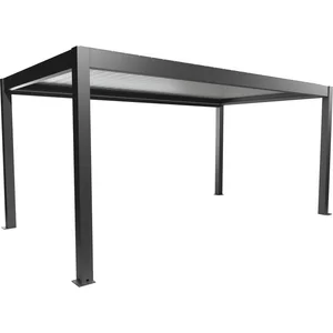 BIOHORT Pergola Gr. 5 x 3,5 dunkelgrau/silber
