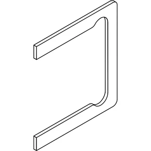 DORMA-Glas Zwischenlagenset für MORANO S1 XL Glas-Wand für 8 mm Glas