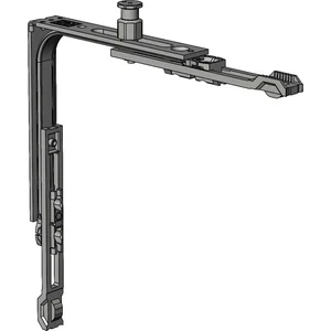 WINKHAUS Eckumlenkung E1.N.BS16 verlängerter Bolzen Falzluft 10-12 mm silber