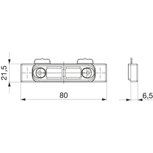 MACO Riegelschließteil PVC 12/20- 9, TROCAL 900, silber (26507)