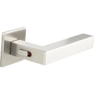 MARCHESI Drückerpaar SQUARE Smart Look, Türstärke 50-57 mm, Edelstahl matt