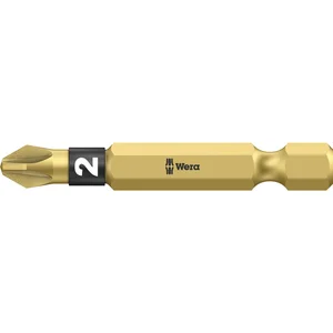 WERA Diamant-Bit-Einsatz 855/4BDC lang 1/4"sechskant PZ 2/50 mm Pozidriv