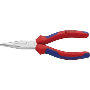 KNIPEX Langschnabelzange DIN 5745 gerade 2K-Griff Länge 160 mm