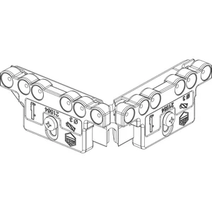 MACO Bohrlehre für Ecklagerband PVC, 3 mm Zapfen (21564)