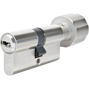ABUS Knaufzylinder X12R, gleichsperrend, 35/K45, vernickelt matt